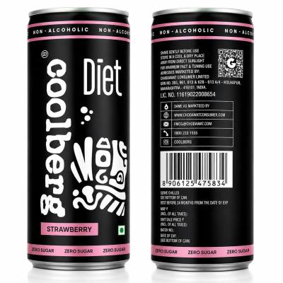 COOLBERG STRAWBERRY NON-ALCOHOLIC DRINK - 300ml